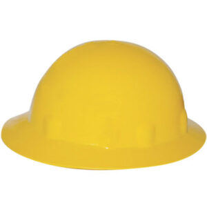 CASCO DE SEGURIDAD ALA ANCHA C/MATRACA  AMARILLO