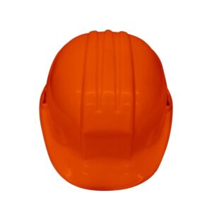 CASCO DE SEGURIDAD AJUSTABLE NARANJA  C/MATRACA