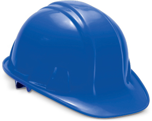 CASCO DE SEGURIDAD DE INTERVALOS AJUSTABLE  AZUL  MUNDIAL