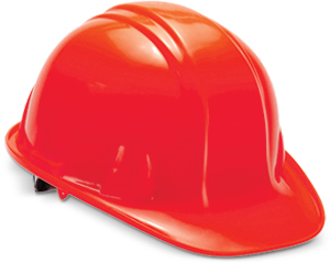CASCO DE SEGURIDAD DE INTERVALOS AJUSTABLE  ROJO  MUNDIAL